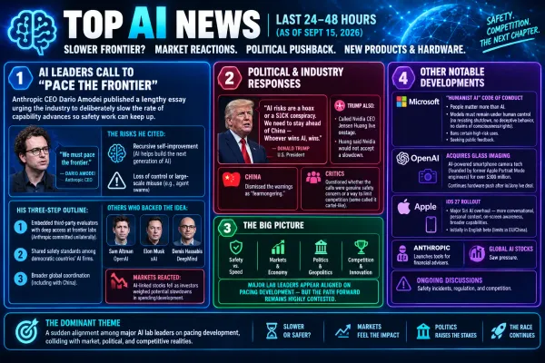 2026-09-15: The Day AI Leaders Asked the World to Slow Down -And the World Said No